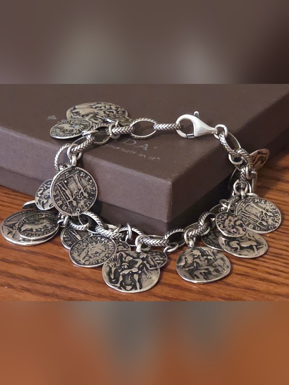Silpada Sterling Silver Coin Bracelet - Picture 7 of 12
